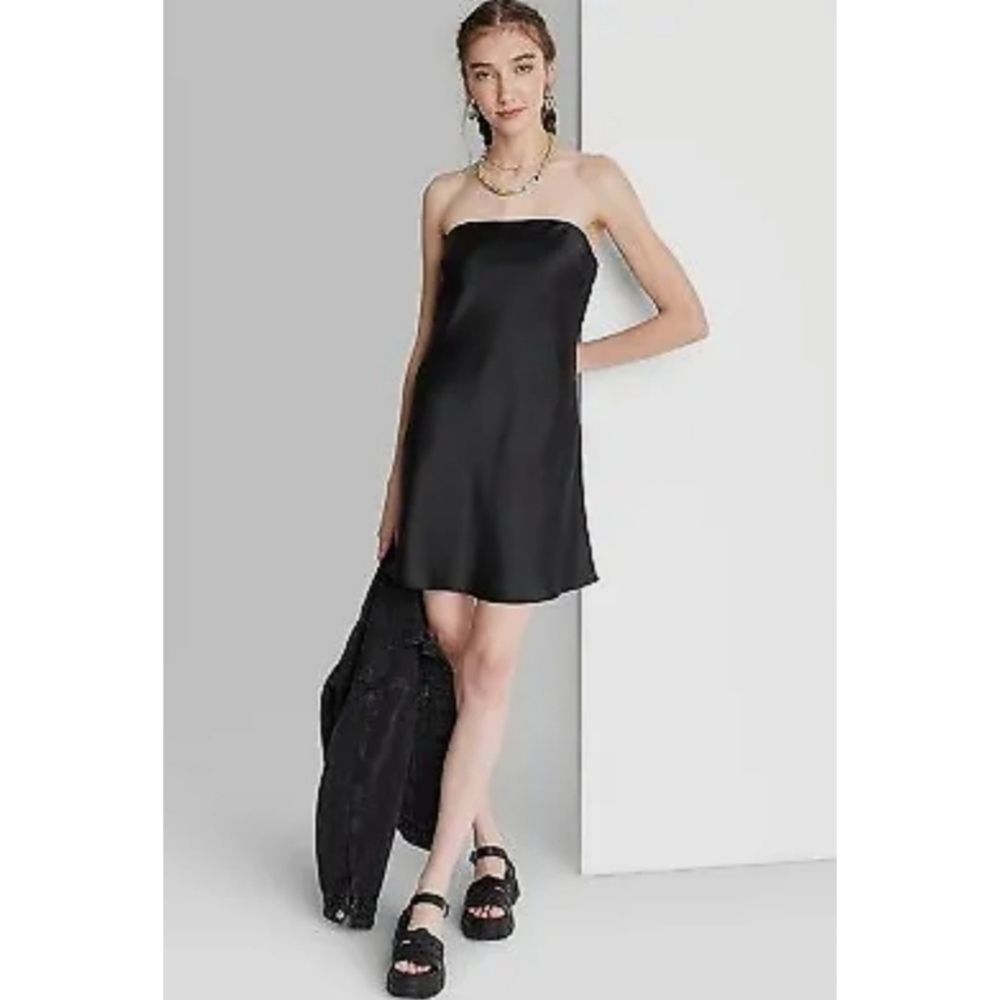 Wild Fable Satin Tube Dress